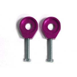 Tendeurs de chaîne alu rond - 15/6mm - Violet